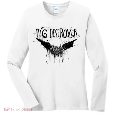 Pig Destroyer Bat Women's Long Sleeve Shirt