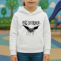 Pig Destroyer Bat Kids Hoodie thumb 3