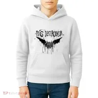 Pig Destroyer Bat Kids Hoodie thumb 4