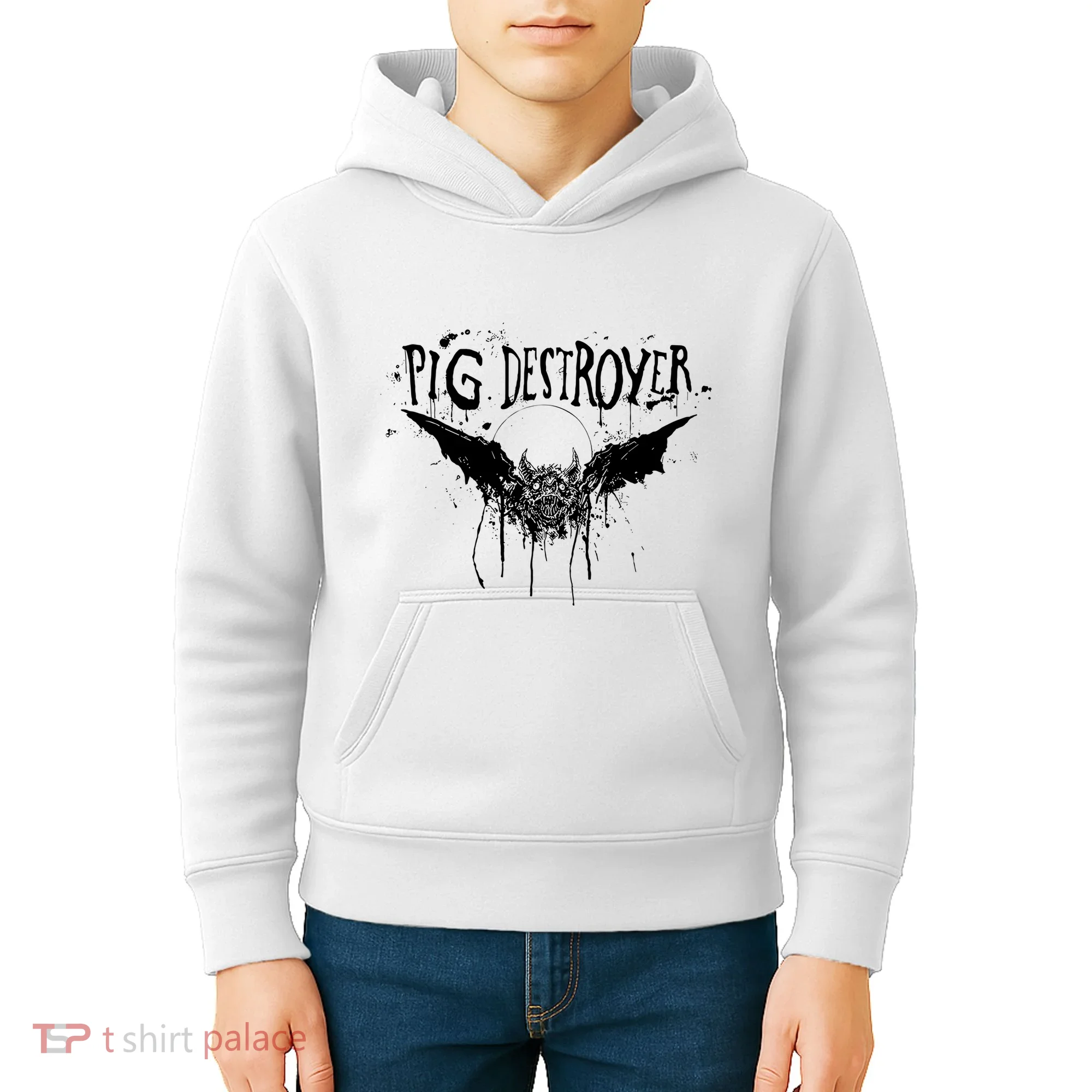 Pig Destroyer Bat Kids Hoodie
