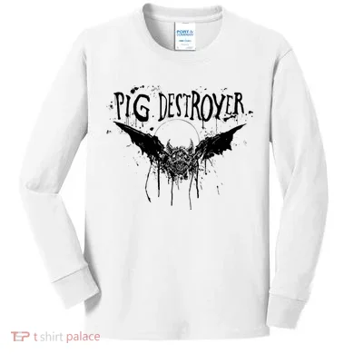Pig Destroyer Bat Kids Long Sleeve Shirt