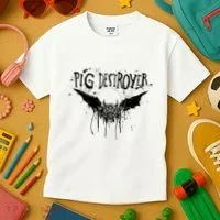 Pig Destroyer Bat Kids T-Shirt thumb 3