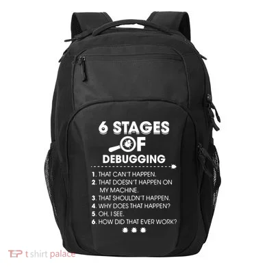 Programmer Debugging Coder Gift Transport Backpack