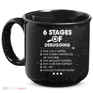 Programmer Debugging Coder Gift 15oz Campfire Ceramic Mug