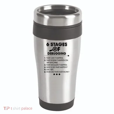 Programmer Debugging Coder Gift 16oz Travel Tumbler