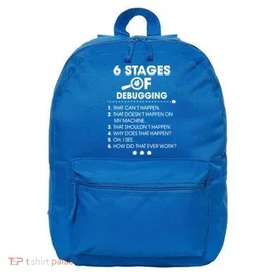 Programmer Debugging Coder Gift 16 in Basic Backpack
