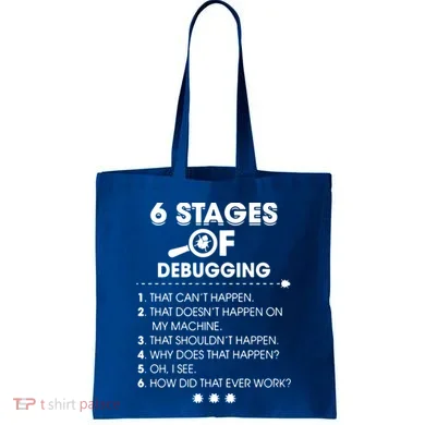 Programmer Debugging Coder Gift Tote Bag