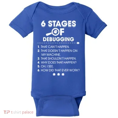 Programmer Debugging Coder Gift Baby Bodysuit