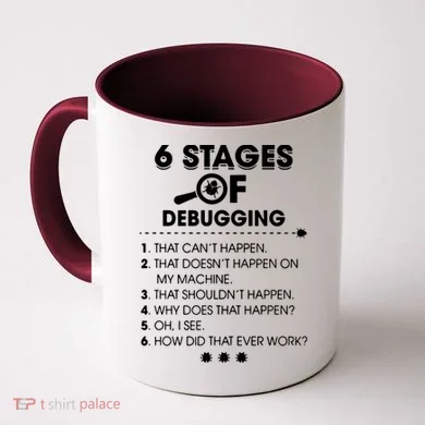 Programmer Debugging Coder Gift Coffee Mug