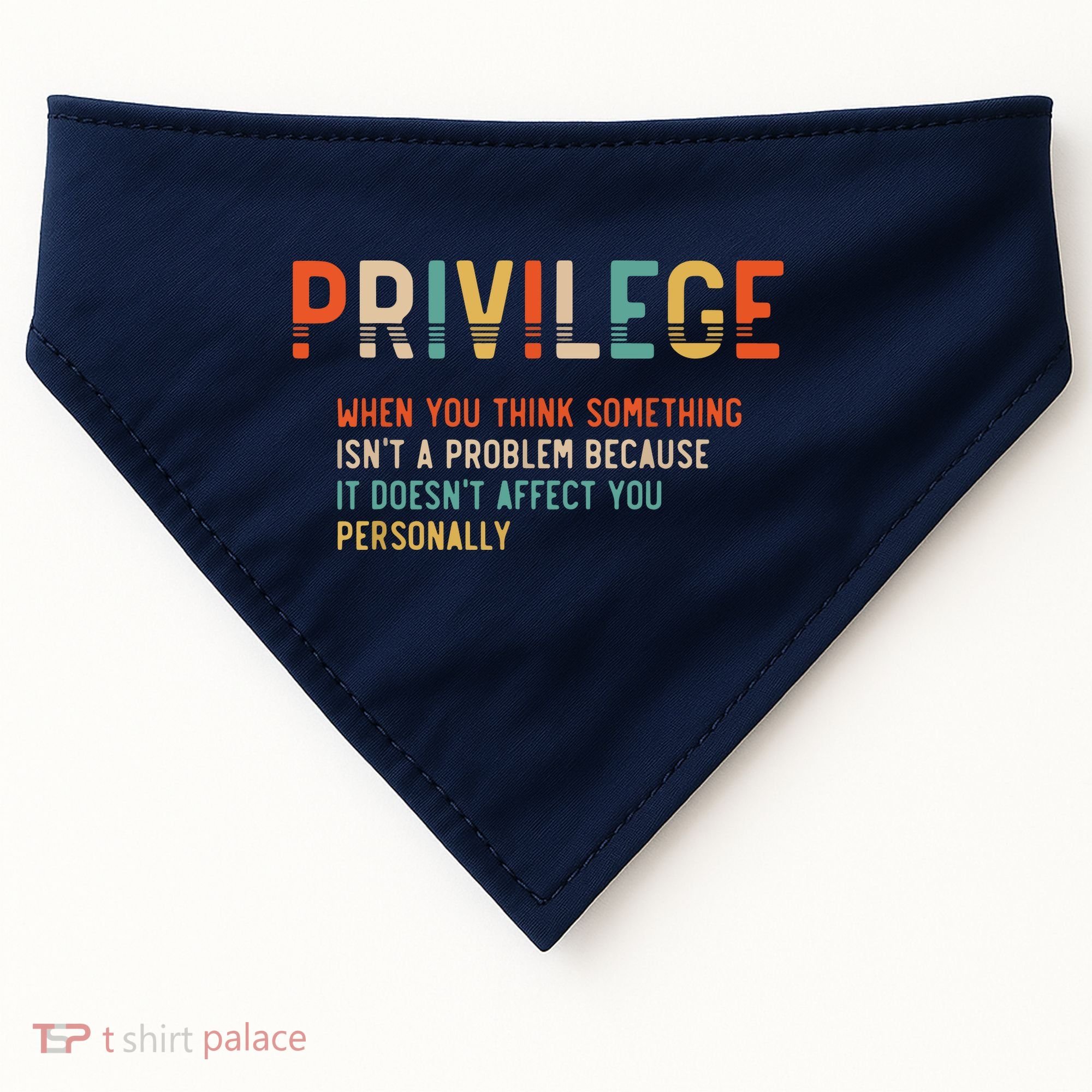 Privilege Definition Civil Rights Equality USA-Made Doggie Bandana