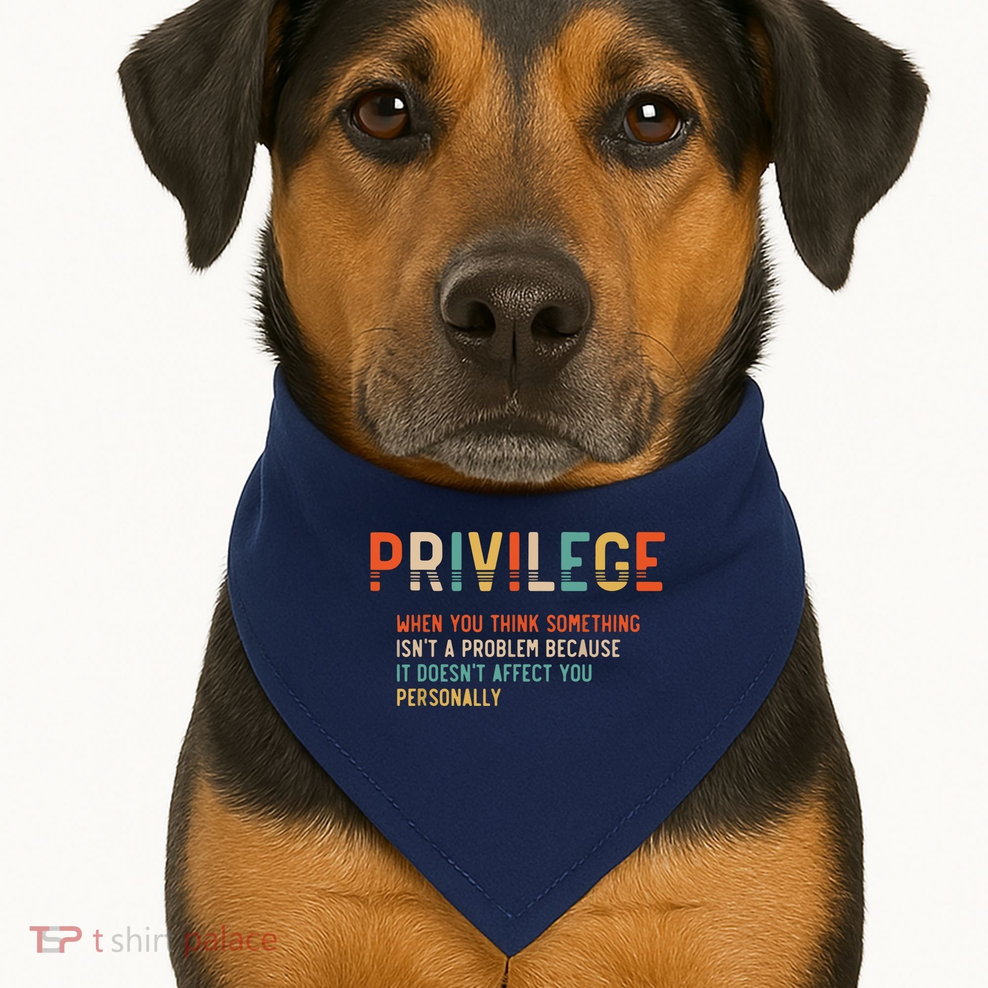 Privilege Definition Civil Rights Equality USA-Made Doggie Bandana