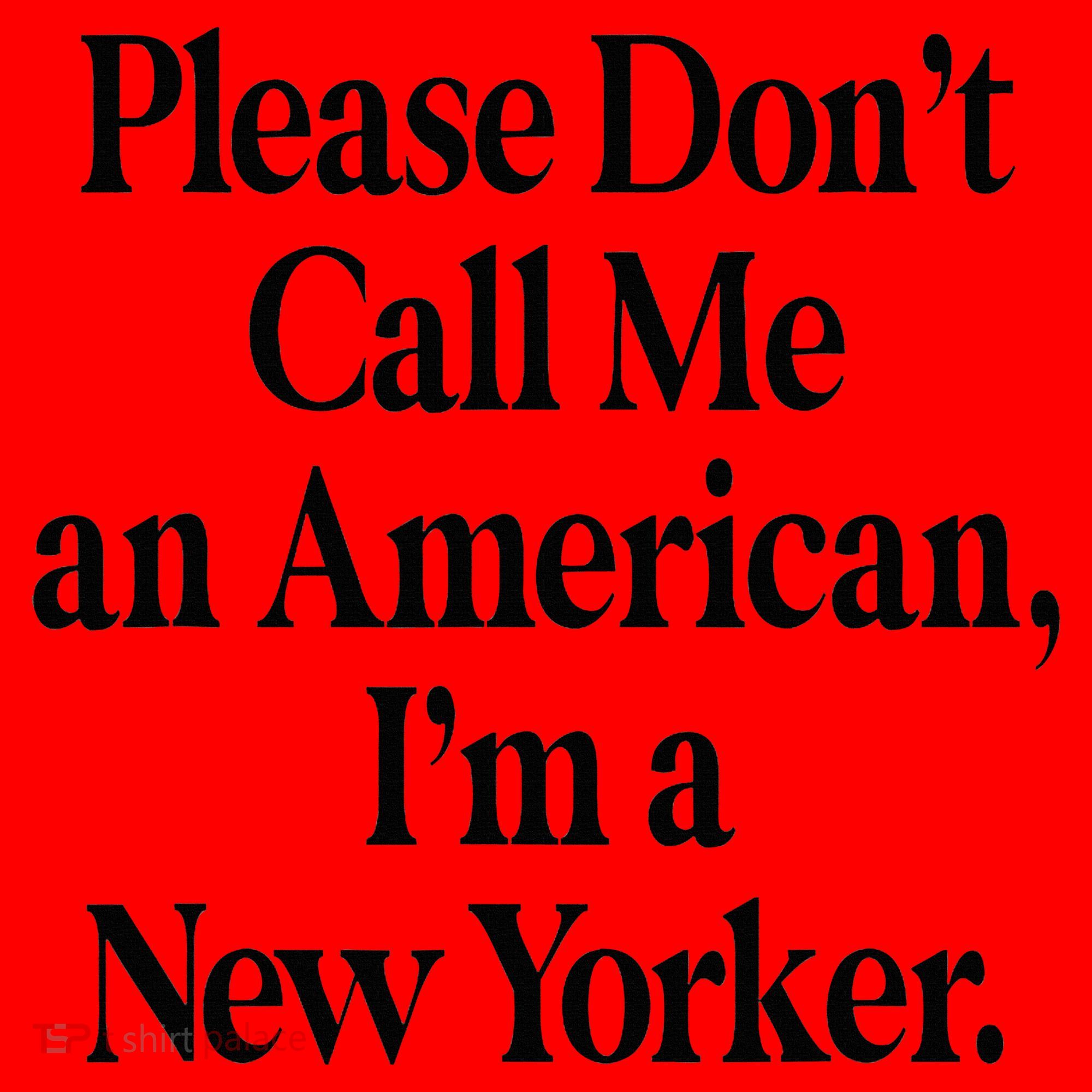 Please DonT Call Me An American IM A New Yorker Santa Hat