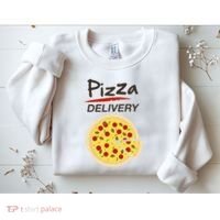 Pizza Delivery Costume Funny Fancy Dress Costumes Sweatshirt thumb 2