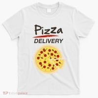 Pizza Delivery Costume Funny Fancy Dress Costumes T-Shirt thumb 0