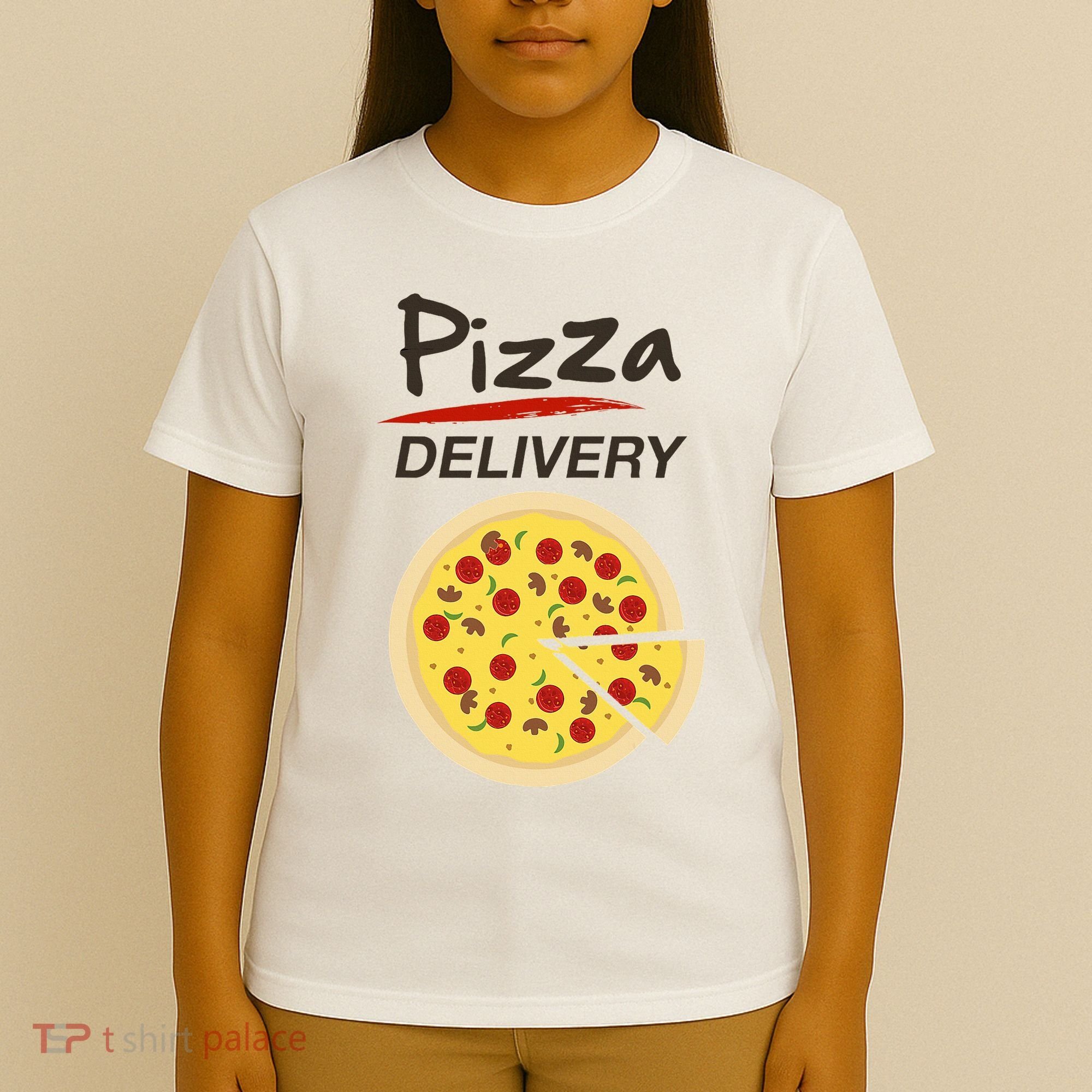 Pizza Delivery Costume Funny Fancy Dress Costumes T-Shirt