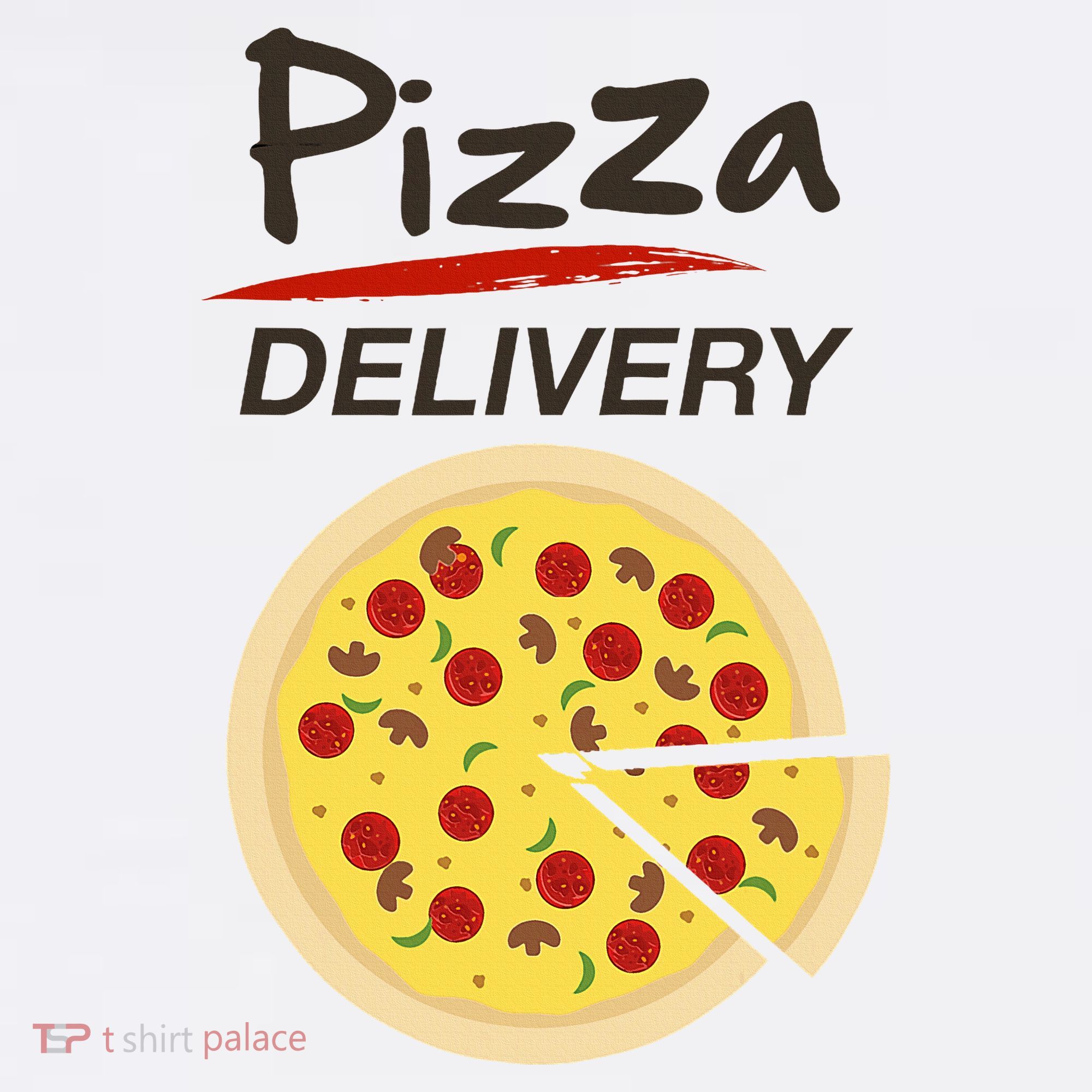Pizza Delivery Costume Funny Fancy Dress Costumes T-Shirt