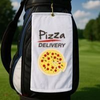 Pizza Delivery Costume Funny Fancy Dress Costumes Golf Towel thumb 2