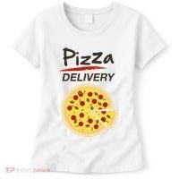 Pizza Delivery Costume Funny Fancy Dress Costumes Women's T-Shirt thumb 0