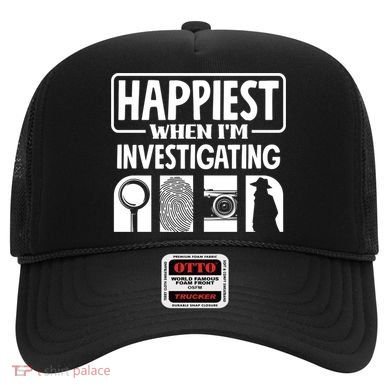 Private Detective Crime Investigator Investigating Cool Gift Hat