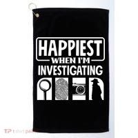 Private Detective Crime Investigator Investigating Cool Gift Golf Towel thumb 0