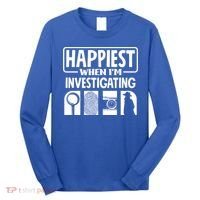 Private Detective Crime Investigator Investigating Cool Gift Long Sleeve Shirt thumb 0