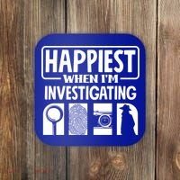 Private Detective Crime Investigator Investigating Cool Gift Coaster thumb 0