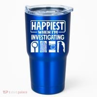 Private Detective Crime Investigator Investigating Cool Gift Tumbler thumb 0