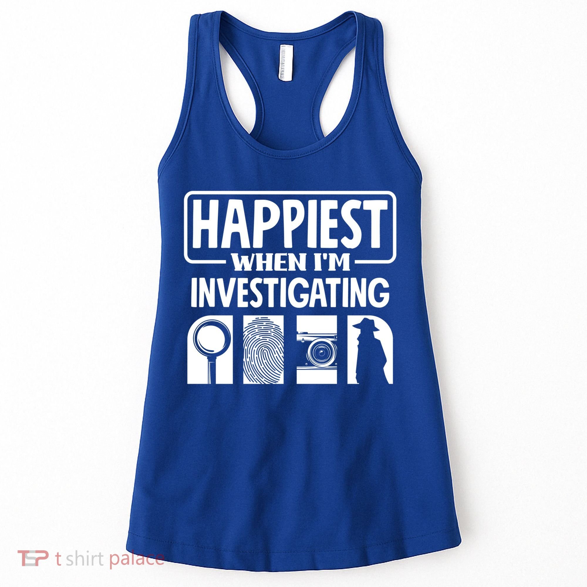 Private Detective Crime Investigator Investigating Cool Gift Women's Tank Top