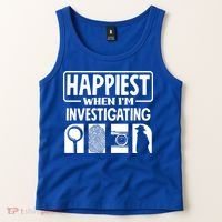 Private Detective Crime Investigator Investigating Cool Gift Tank Top thumb 2