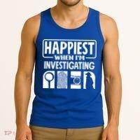 Private Detective Crime Investigator Investigating Cool Gift Tank Top thumb 3