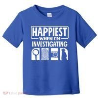 Private Detective Crime Investigator Investigating Cool Gift Toddler T-Shirt thumb 0