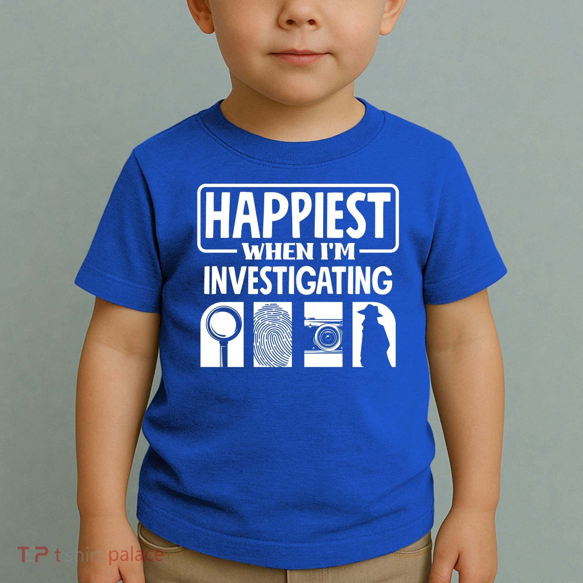Private Detective Crime Investigator Investigating Cool Gift Toddler T-Shirt