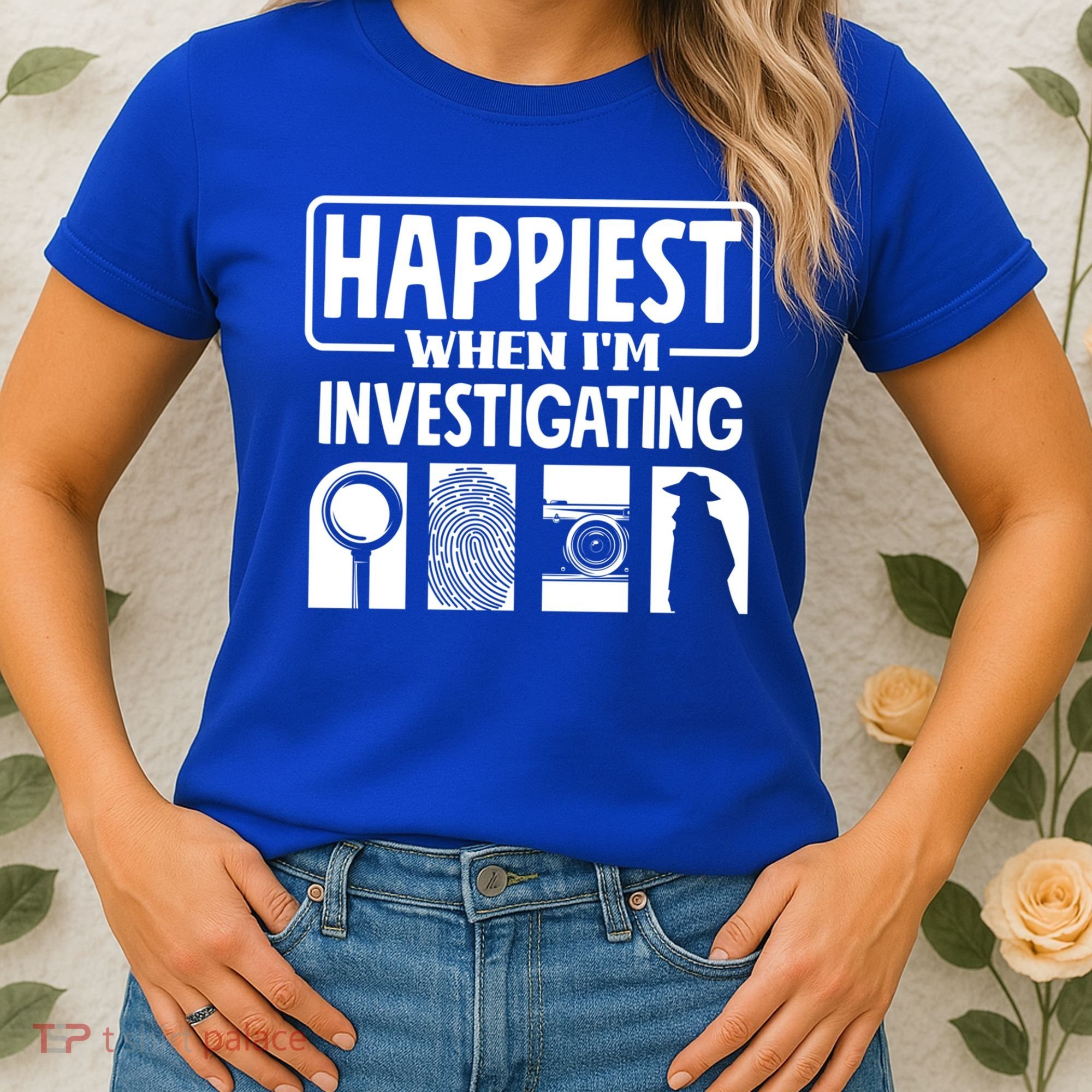 Private Detective Crime Investigator Investigating Cool Gift Women's T-Shirt
