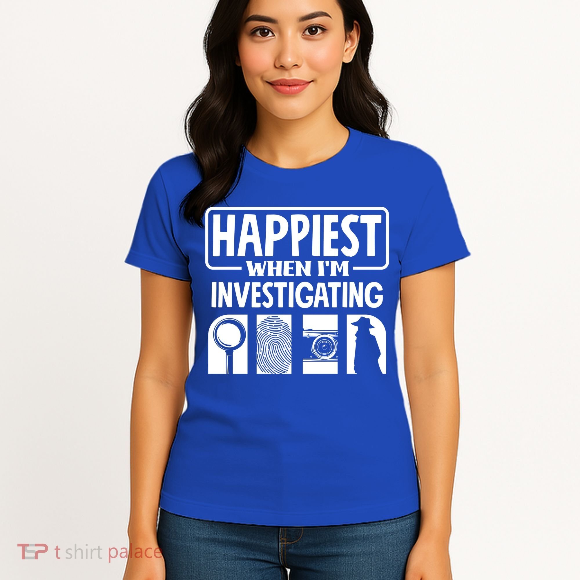 Private Detective Crime Investigator Investigating Cool Gift Women's T-Shirt