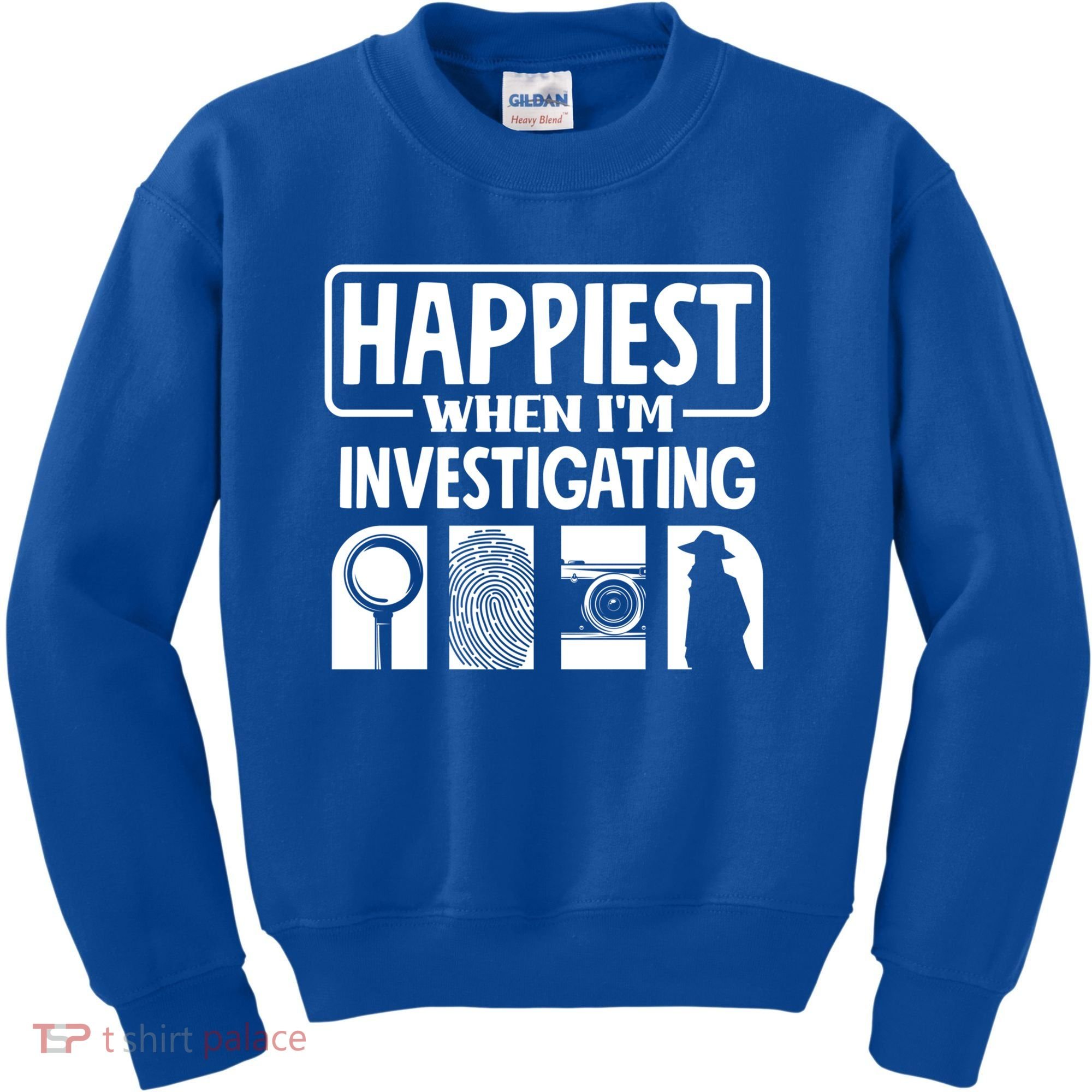 Private Detective Crime Investigator Investigating Cool Gift Kids Sweatshirt