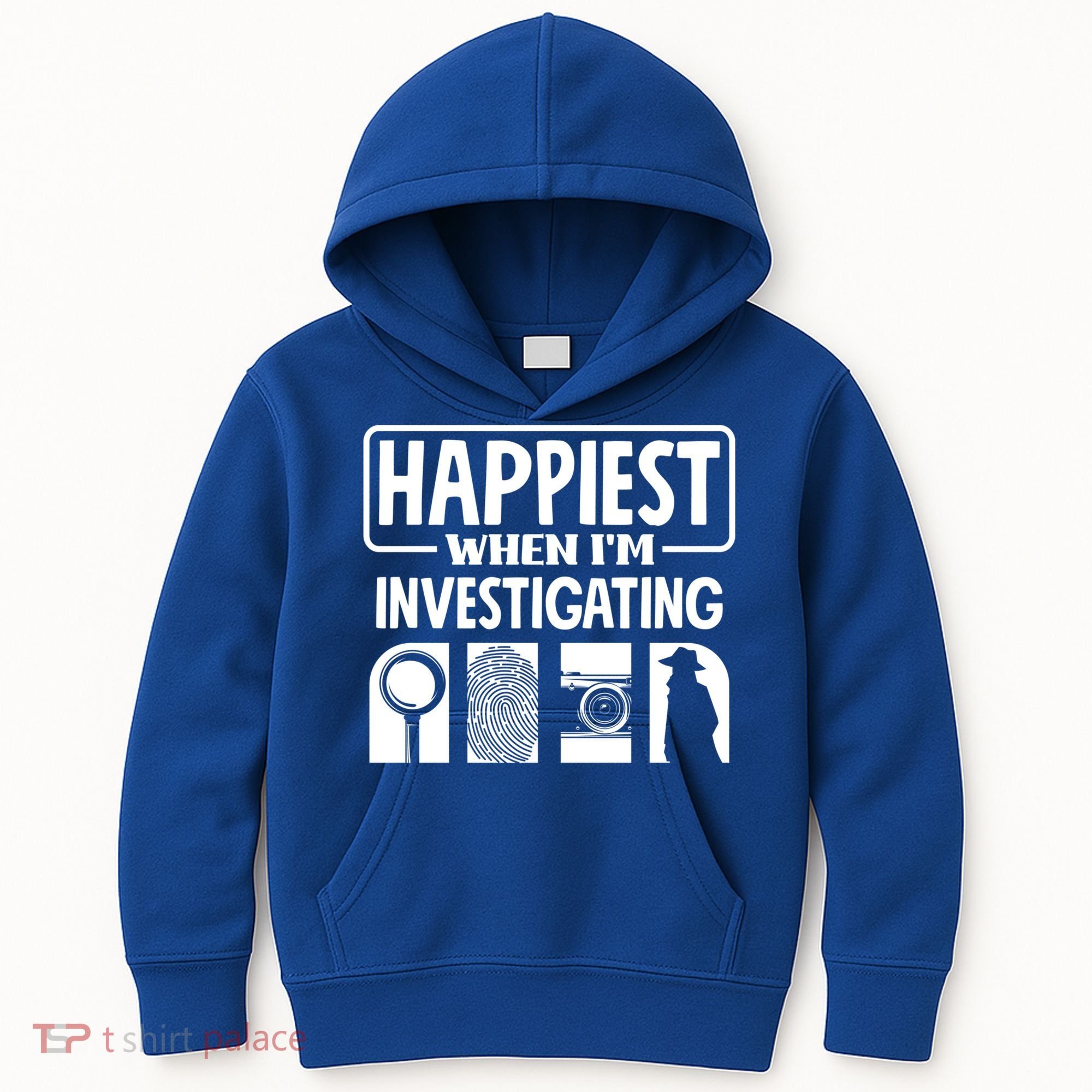 Private Detective Crime Investigator Investigating Cool Gift Kids Hoodie