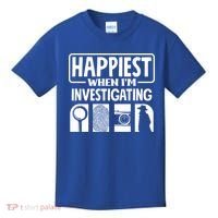 Private Detective Crime Investigator Investigating Cool Gift Kids T-Shirt thumb 0