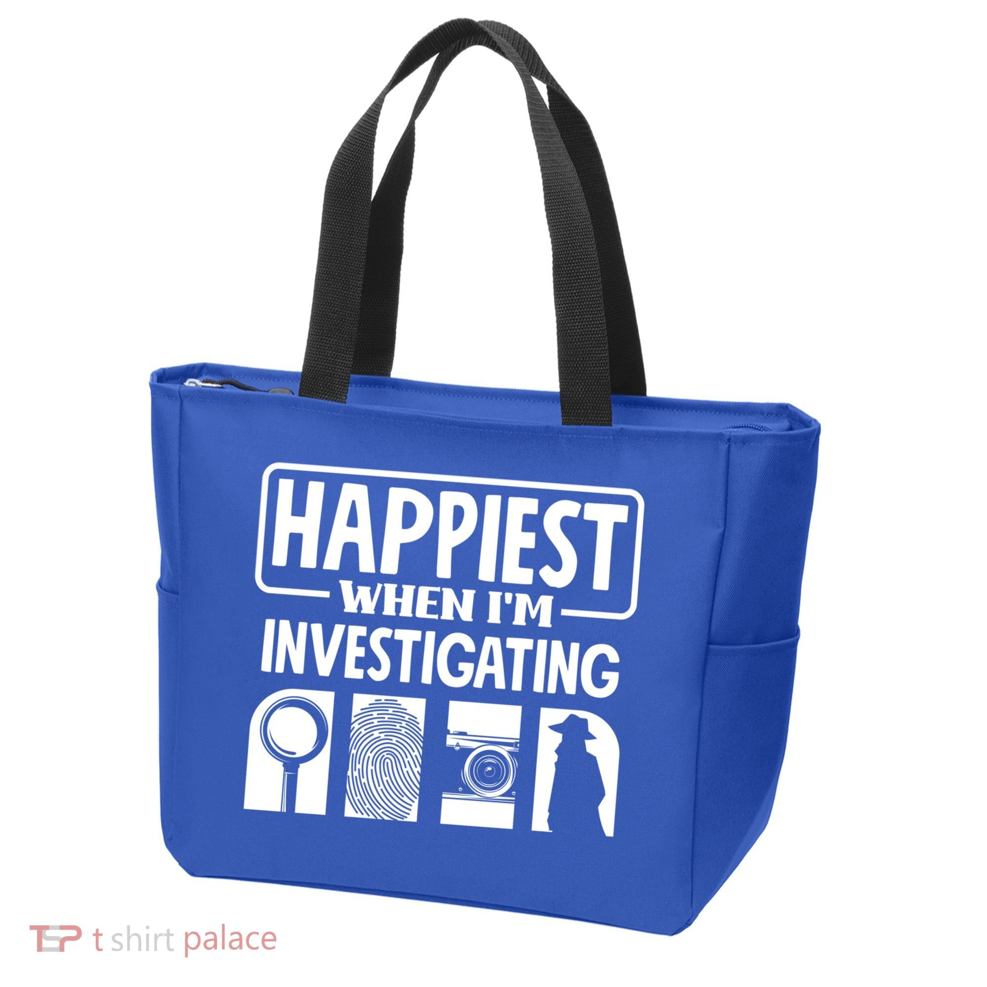 Private Detective Crime Investigator Investigating Cool Gift Tote Bag