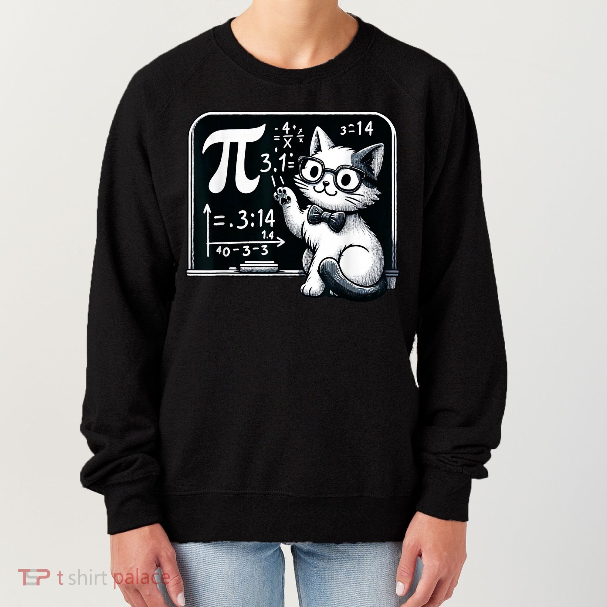 Pi Day Cat Women's Sweatshirt