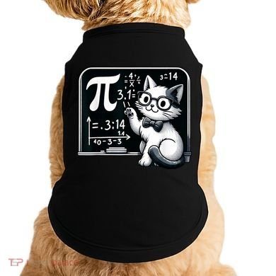 Pi Day Cat Doggie Tank