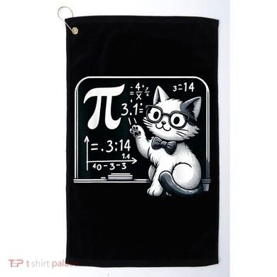 Pi Day Cat Golf Towel