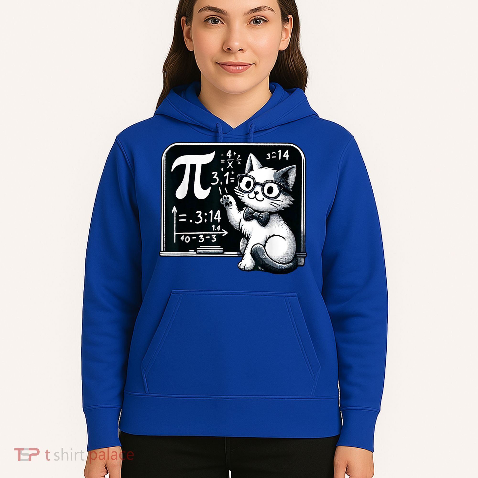 Pi Day Cat Hoodie