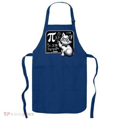 Pi Day Cat Apron