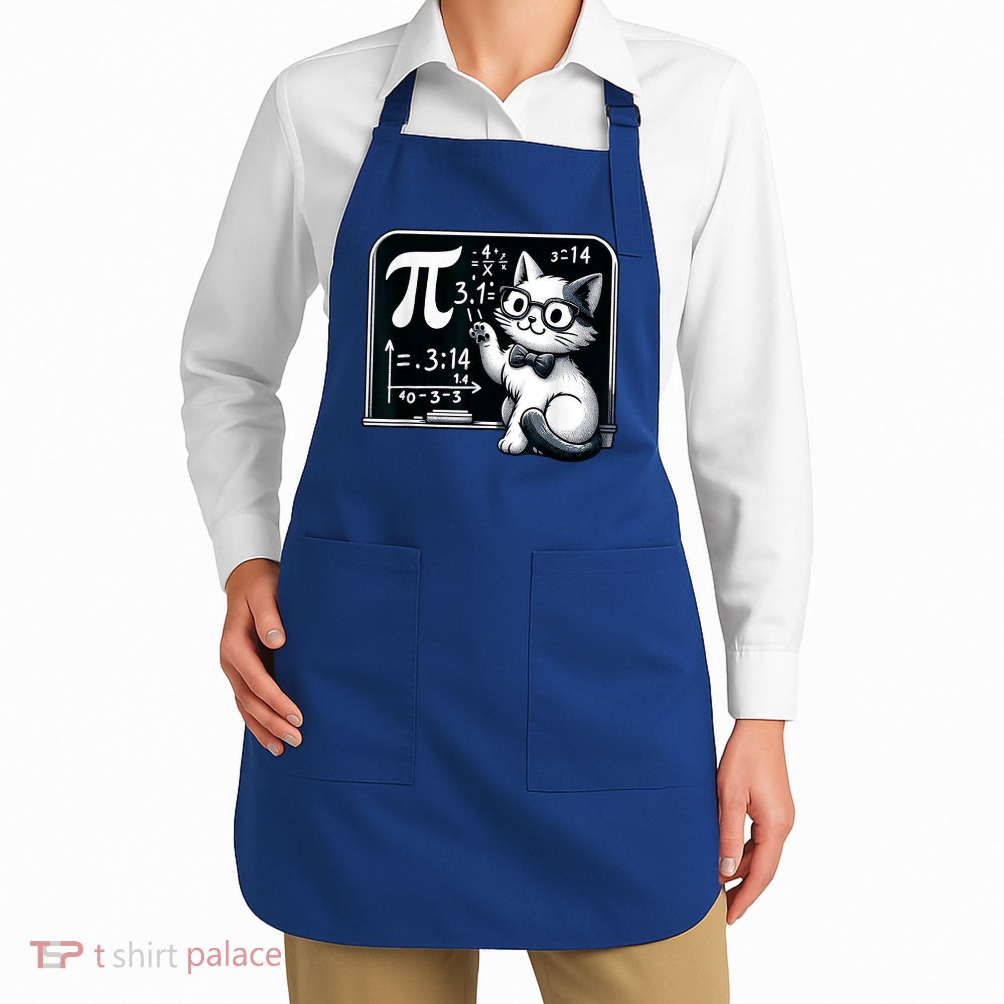 Pi Day Cat Apron