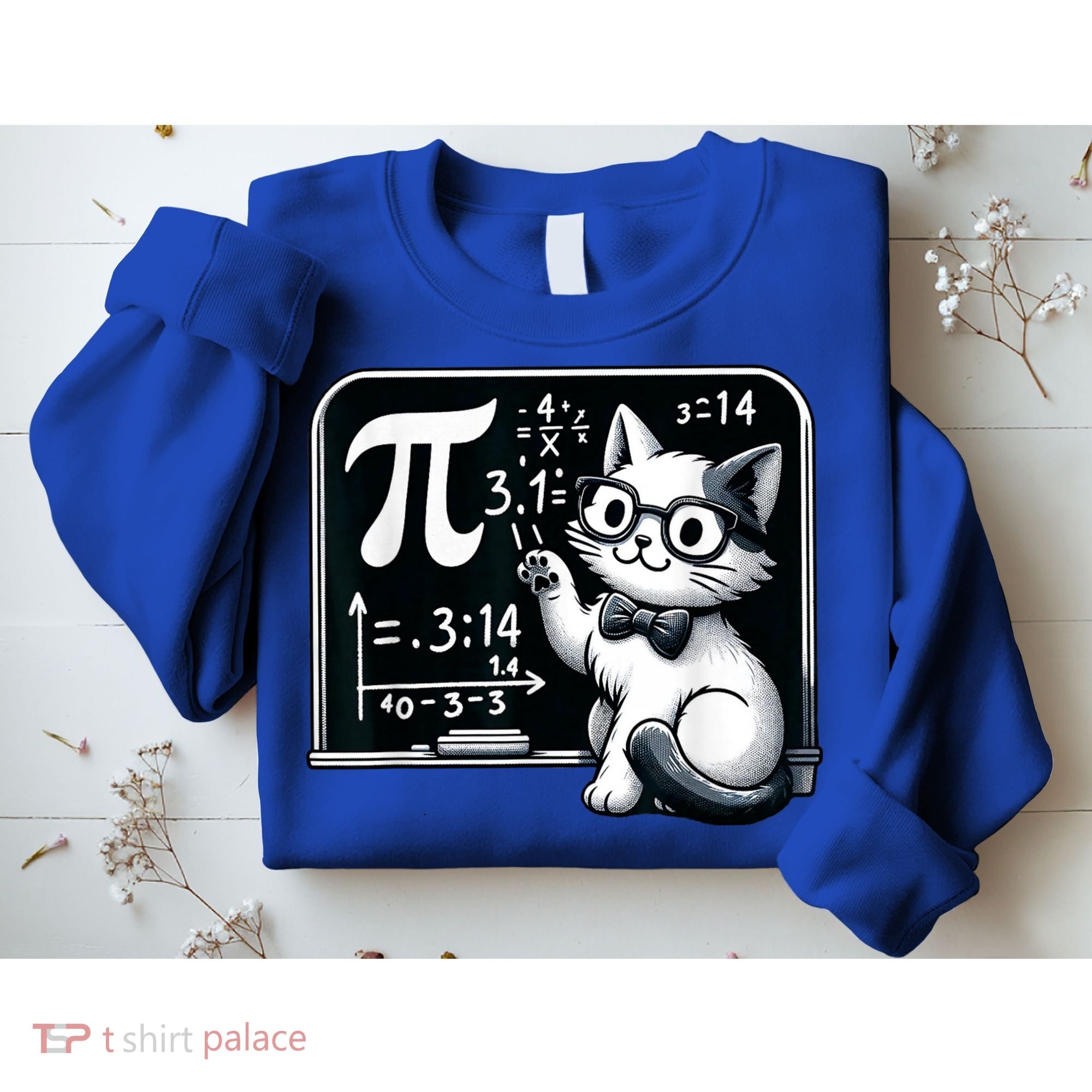 Pi Day Cat Sweatshirt