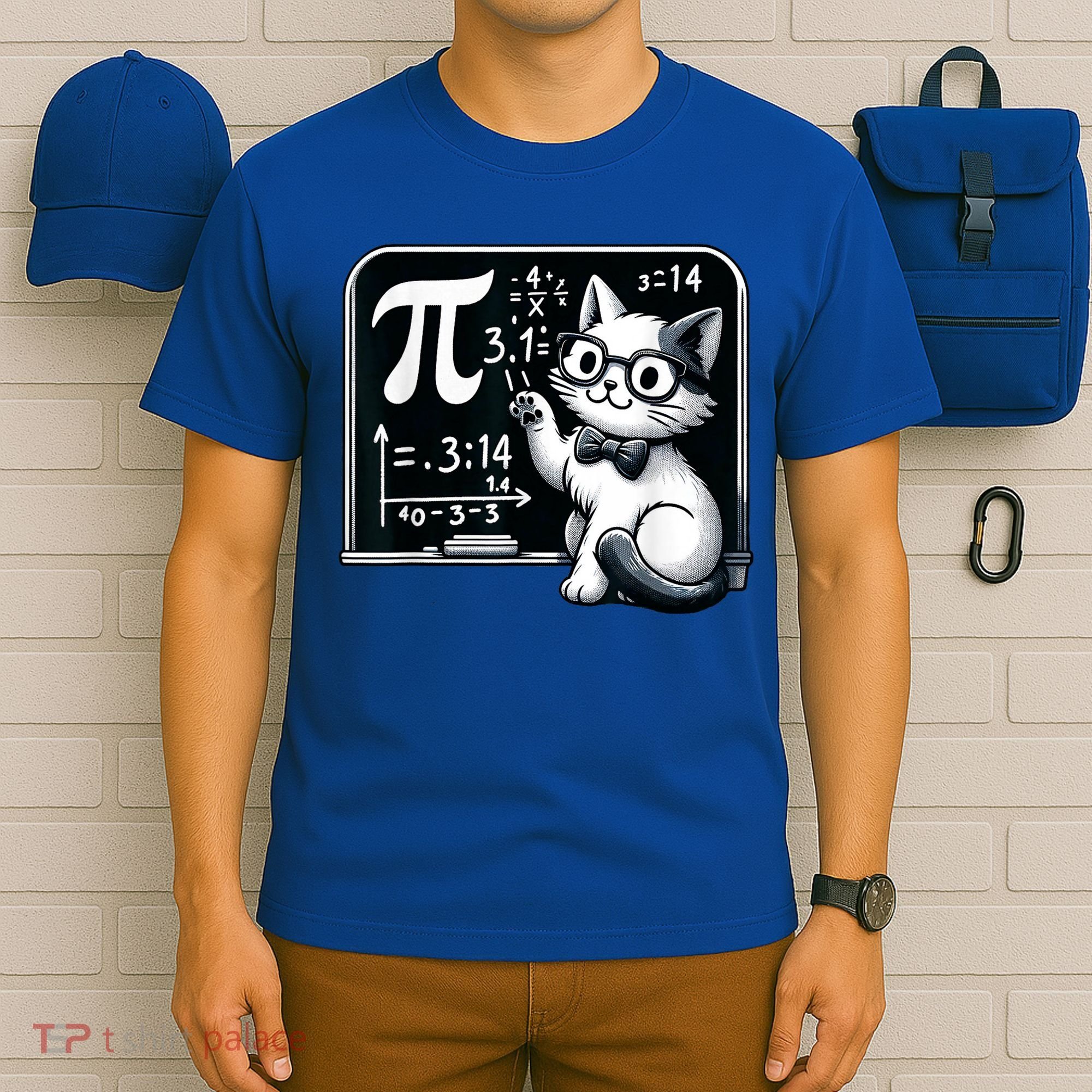 Pi Day Cat T-Shirt