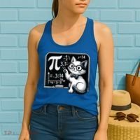Pi Day Cat Women's Tank Top thumb 2