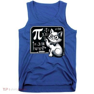 Pi Day Cat Tank Top
