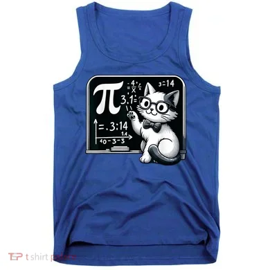 Pi Day Cat Tank Top