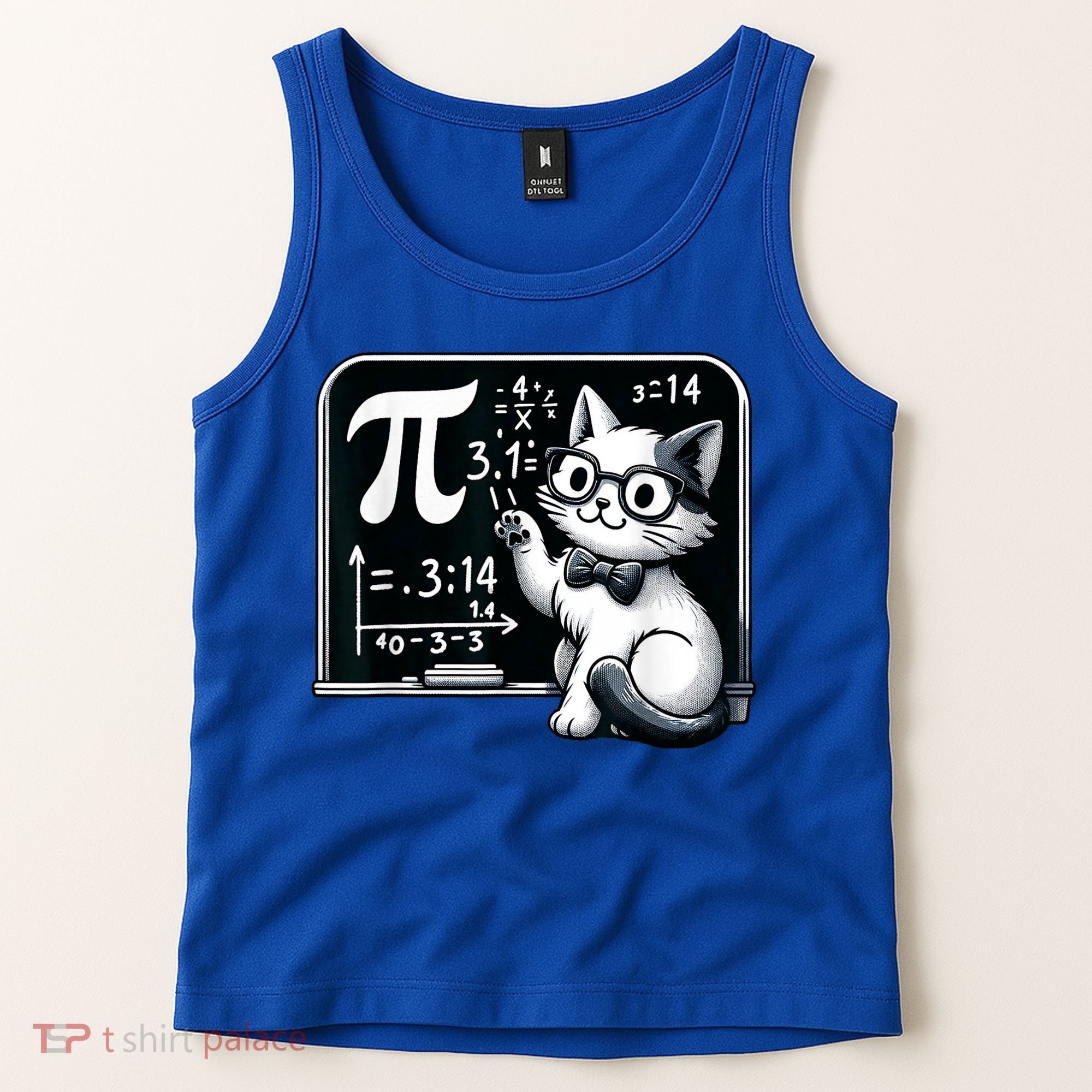 Pi Day Cat Tank Top
